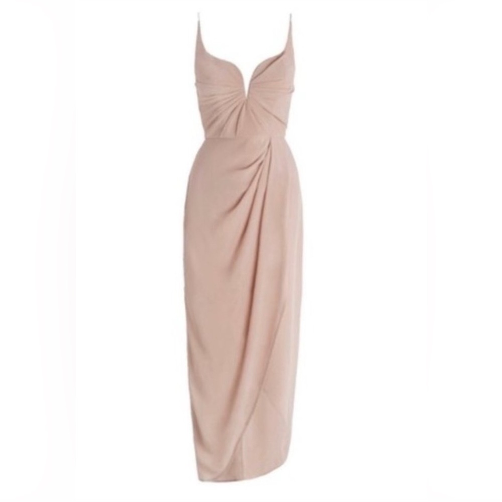 💕 NEW Zimmermann Lily Draped Blush Pink Dress